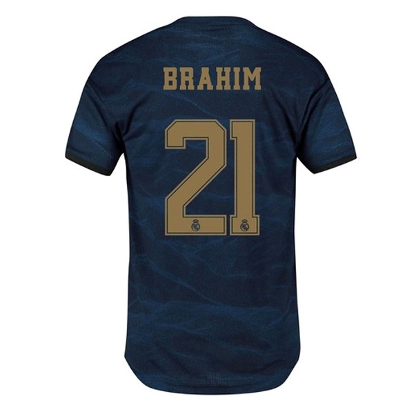 Camiseta Real Madrid NO.21 Brahim 2ª 2019-2020 Azul